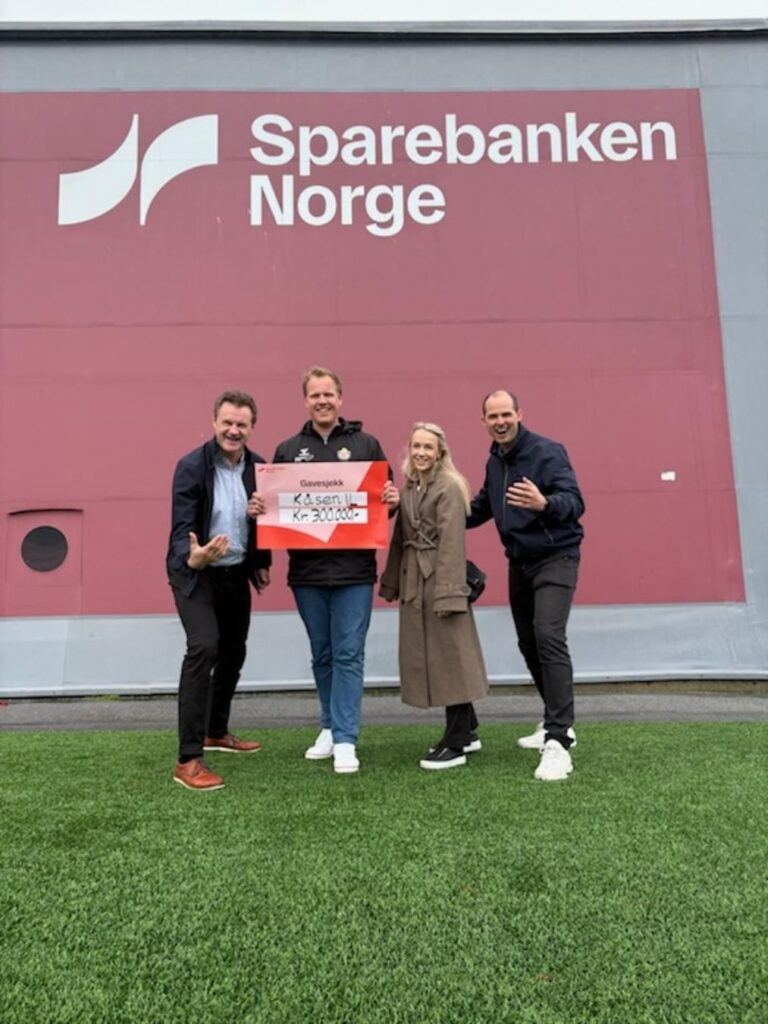 300 000 kroner til oppgradering av Sparebanken Norge hallen!